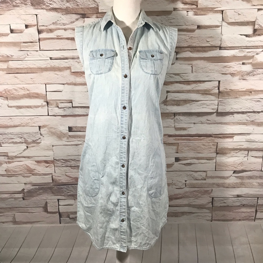 Tommy Hilfiger Denim Dress Sz S/p (M05)